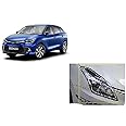 Empica Chrome Plated Headlight Frame Headlamp Cover Car Exterior Accessories Compatible With Toyota Glanza