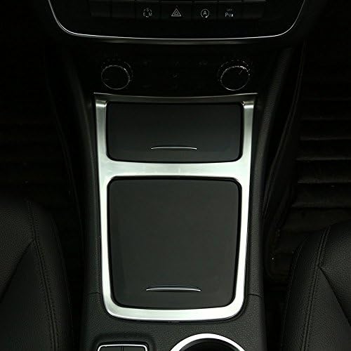 ABS Matte Chrome Interior Accessory Center Storage Box Trim Ashtray Frame Accessories for CLA GLA A Class W117 C117 2013-2017