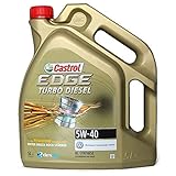 Acea C3, Dexos 2 Castrol EDGE Turbo Diesel Aceite de Motores 5W-40 5L (Sello alemán)