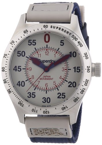Superdry Herren-Armbanduhr XL Analog Quarz verschiedene Materialien SYG122E Superdry Herren-Armbanduhr XL Analog Quarz verschiedene Materialien SYG122E