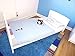 White Cot Bed B4Beds© Cotbed Deluxe Mattress and Top Changer-Junior Bed
