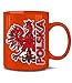 Produktbild Golebros Polen Fussball Fan Fanartikel Geburtstag Geschenk Polska 3204 Poland Fun Tasse Becher Kaffeetasse Kaffeebecher Rot