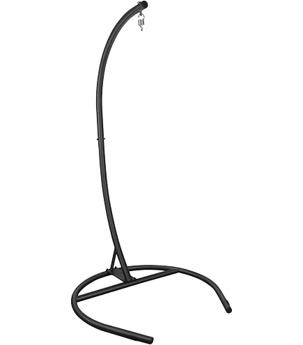 Support Hamac Métal 1 Place - Rotation 360°, Charge 180 Kg, Base En X - Pour Intérieur/extérieur (hamac Non Inclus)