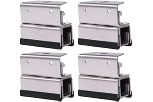 REMIXAST 4Pcs 304 Stainless Steel Roof Rack Mount Kit Brackets for ProMaster, Boxer, Jumper, and Ducato Vans