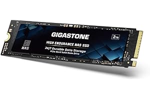 ‎GIGASTONE Gigastone SSD 2 TB M.2 NAS SSD 24/7 High Endurance Cache für Network Attached Storage Business Data Center Personal Cloud PCIe 3.0 NVMe NAS internes Solid-State-Laufwerk