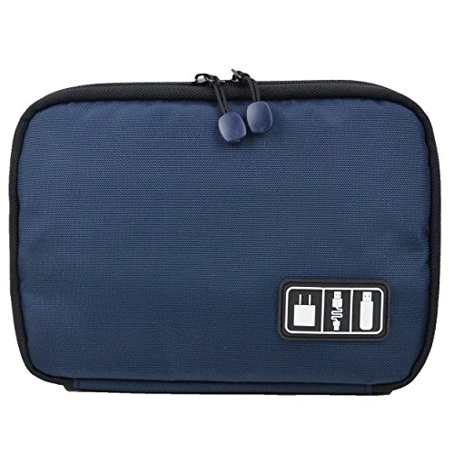 BAIGIO Unisex Tragbare Reisetasche Case für Electronisches Zubehöre Tragetasche Wasserdicht für USB Drive Shuttel Festplatte Kabel und sonstiges Zubehör