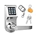 Produktbild Galapara Elektronisches Tastatur, 4-in-1 Electronic Keyless Keypad Door Coded Lock Unlocked by Password + RF Card + Remote Control + Mechanical Key Home Security