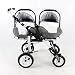 DUO STARS + 2 CAR SEATS; TWINS PRAM; DOUBLE