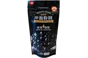 WUFUYUAN (PARTY TIME) Wufuyuan, Perle di tapioca e Zucchero nero, bevanda istantanea, 210 g, pronto in 2 minuti