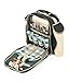 Produktbild The Greenfield Collection BPD4DGH Deluxe vier Personen luxus Picknick Rucksack, förstergrün