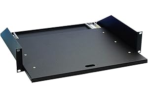 Adam Hall 19" Parts 87555 - Telaio Rack da 19" 2 U con Guide Scorrevoli a Estrazione