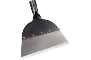 PIYMNYS Multifunktionale Gartenschaufel Unkraut Entferner Gerät Schaufel Garten Reinigungsschaufel Gartengeräte Geeignet zum Jäten, Schneeschaufeln, Reinigen von Bauernhöfen(26 cm, Ohne Stiel)