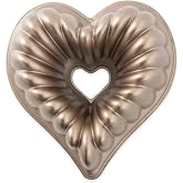 Nordic Ware, Nordicware 55548 Cake Mold, Heart Wreath, Aluminum Casting, Volume: 2.5lt, 55548Amz, Silver