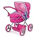 Produktbild Hauck Puppenwagen Gini mit abnehmbare Softtasche, verstellbarem Sonnenverdeck und geräumigem Spielzeugkorb, Abnehmbare Reifen, Weicher Softgriff, Einfache Klappfunktion - Birdie Pink