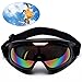 Produktbild Motorradbrillen, Ski Schutzbrillen, Motorradbrille Schutzbrille, Schutzbrillen Windundurchlässige Anti-UV Anti Fog UV Schutzbrille Motorradbrillen Hochwertige Skibrille für Outdoor Aktivitäten Skifahren Radfahren Snowboard Wandern Augenschutz