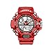 Produktbild HRT® Männer Sport Digital Armbanduhren 3Bar Wasserdichte Schwimmen Tauchen Uhr Wecker Multifunktionsuhr , red