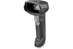 ZEBRA TECHNOLOGIES Zebra DS2208-SR 1D/2D Scanner, USB and IP42 Stand, Black