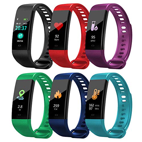 Bracciale Smart Smartband Fitness Tracker M6 - Braccialetto Con Monitor Cardio E Pressione Orologio Sportivo Impermeabile - Foto 6