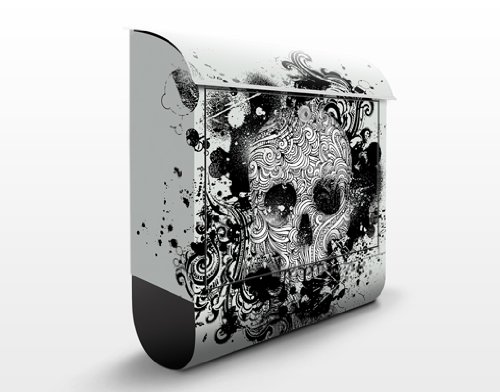 Preisvergleich Produktbild Design Briefkasten Skull 39x46x13cm
