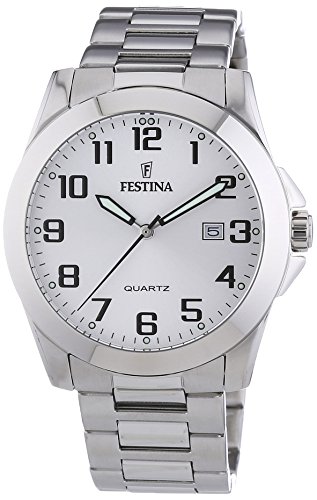 Festina Damen-Armbanduhr Klassik Analog Quarz Edelstahl F16376/7 Festina Damen-Armbanduhr Klassik Analog Quarz Edelstahl F16376/7