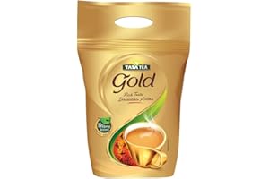 Tata Tea Gold Premium Assam Teas With Gently Rolled Aromatic Long Loose Leaves Rich & Aromatic Chai Black Tea 1 Kg