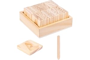 TOYANDONA Alphabet Tracing Boards Learning Letters Tracing Alphabet Cards ABC 123 Trace Letters Wooden Montessori Learning Skills Toy for Children