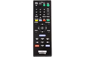 VINABTY Zamienny pilot zdalnego sterowania pasuje do Sony Blu-ray Disc DVD Player BDP-S280 BDP-S380 BDP-S383 BDP-S480 BDP-S483 BDP-S580 Remote RMT-B115A Sub RMT-B109A RMT-B110A RMT-B109P RMT-B109P 9J