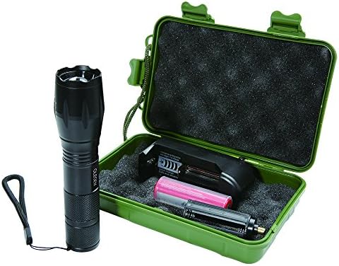LED CREE torch black in Classic Aircraft Grade Aluminium case with ultra bright CREE LED Chip and Strong Waterproof Extreme Conditions, Powerful &amp; # xFF0 °C; Hiking Camping Outdoor Rsports