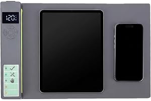 Erchineko LCD-skärm Värmedyna för Telefonplatta, Värmedyna med Inbyggt LED-ljus, LCD-separator Maskinreparationsverktyg Värme