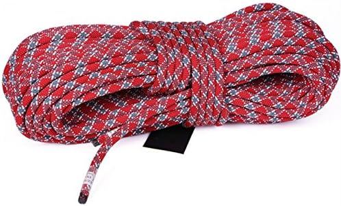 Static Rope 5m 10m 15m Outdoor Climbing Rope 10mm Diameter Climbing Safety Rope,Red-10m