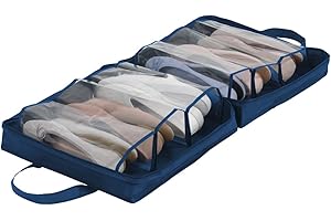 WENKO Shoe Bag, Blue, 36.5 x 14.5 x 36.5 cm