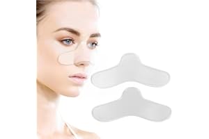 XUKZIMA 2 Pcs Gel Nasal CPAP Almohadilla Suministros para Máquina CPAP Almohadillas Nasales de Gel Protector Nasal para Máscara CPAP