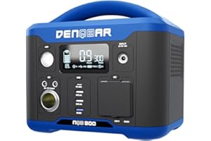 DENQBAR Tragbare Powerstation NQB 300, 281Wh Mobiler Stromspeicher mit 230V/300W (Spitze 600W) Mobile Stromversorgung für Reise, Camping, Outdoor, Wohnmobil und als Notstromaggregat