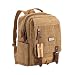 Produktbild HongyuTing Vintage Canvas Rucksack, Handtasche Schultertasche, Schleuder Tasche Brust , 3 in 1 Multipurpose Daypack Laptop Rucksack für Reisen/Schule/Sport