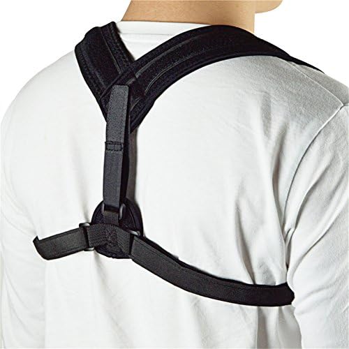 Wuzmei Posture Corrector Upper Back, Clavicle &amp; Shoulder Support Brace - Men &amp; Women - Device Improves Poor, Bad, Stooped, Forward Head &amp; Neck Alignment