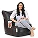 Can Classic XXL Bean Bag Chair with Beans (Black and Brown) RS.1999.00