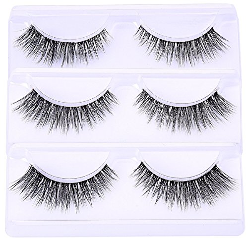 Wimpern, VALUE MAKERS® 3D Künstliche Wimpern 3 Paare Falsche Eyelashes - 6
