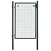 Produktbild NIEDERBERG METALL Zauntor 100x150cm Gartentor inkl. Schloss mit 3 Schlüssel | Einzeltor Gitter-Tor Gartentür Zauntür Hoftor Hoftür Maschendraht Zaun Tor Gartenpforte Pforte | Grün