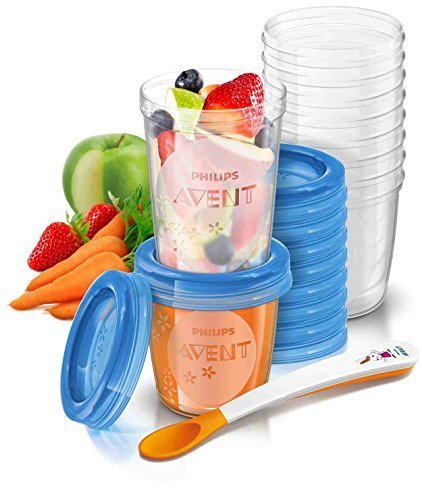 AVENT FOOD STORAGE CUPS (10 X 180ML; 10 X 240ML)