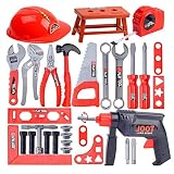Mami o papi con un practico ayudante con proyectos de bricolaje que pretenden hacer alrededor de la casa. Es ideal para todos los niños y niñas que aman jugar y ayudar a los padres.