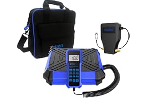 Xetron Báscula de Refrigerante HVAC, Bascula Carga Gas Refrigerante de Control Automático de 100KG, Escala Freón Digital de Alta Precisión para Automotriz (Válvula de Carga), SRC-500