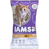 Iams Kitten Trockenfutter (mit viel Huhn, für junge Kätzchen bis 12 Monate), Probiergröße, Einzelbeutel, 100 g