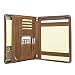 Produktbild Coface Professionelles Padfolio mit Reißverschluss, verrücktes Pferd echtes Leder, Padfolio für Micro Surface Pro 3/Pro 4, A4 Notebook Paper
