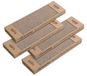 Best Pet Supplies, Inc. Catify Cat Scratcher Pad with Catnip - Narrow (4 Pack)
