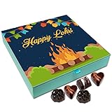 Chocholik Lohri Gift Box - Happy Lohri to All Chocolate Box - 9pc