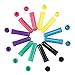 Leegoal(TM) 12 Pack Essential Oil Aromatherapy Blank Refillable Nasal Inhaler Tubes with Wicks,Assorted Colors