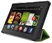 Produktbild igadgitz PU Leder Smart Hülle mit Multi-Winkel Betrachtungs/Auto Sleep/Wake/Displayschutzfolie für Amazon Fire HD 7 Tablet 2014 4G grün
