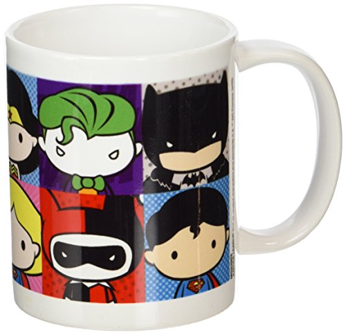 DC ComicsJustice League Characters Chibi Ceramic Mug, Multi-Colour