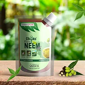 Chipku - Organic Cold Pressed, Water Soluble,Pure Neem Oil Pouch for Plant & Garden 200 Milliliters with Free Measuring Cup