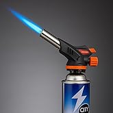 Coverzone P&uuml;rm&uuml;z Mutfak Alev Tabancası &ndash; 1300&deg;C Ayarlanabilir Alevli Gaz Torch, Otomatik Ateşleme, Karamelize Etme, Flambe, B